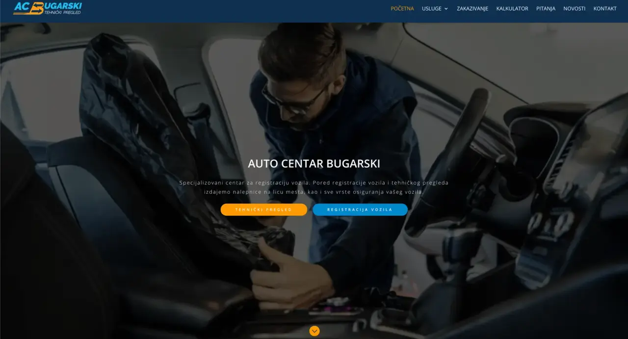 Sajt Auto Centar Bugarski
